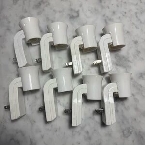 8! Bath & Body Works Wallflowers Fragrance Plug Lot of 8 White